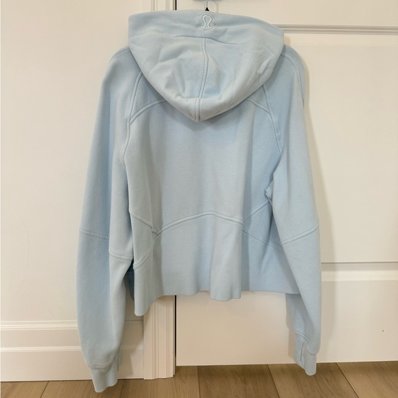LULULEMON SCUBA OVERSIZED FULL ZIP - XL/XXL - POWDER BLUE - Picture 4 of 4